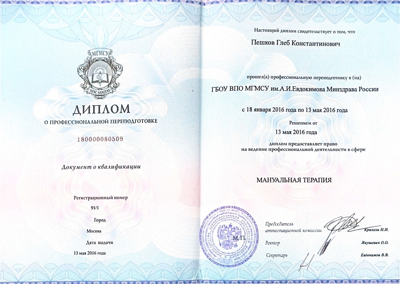 Пешков Глеб Константинович